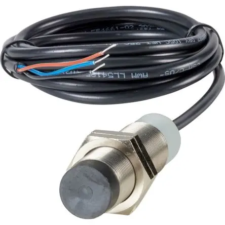 Produktfoto 1 von Eaton E57G General purpose M18 Induktiver Näherungssensor, Gewinderohr PnP / 100mA 12 mm, IP67 0 V ac 30 V dc