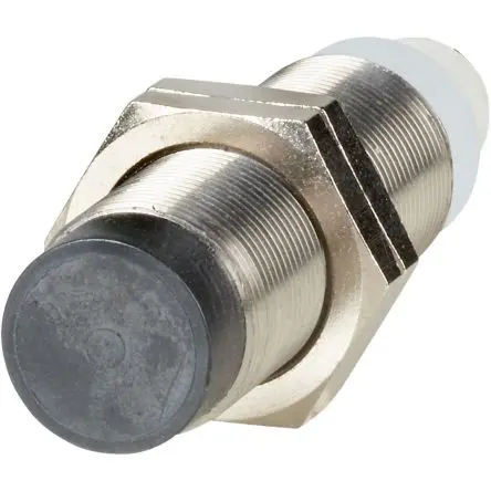 Produktfoto 1 von Eaton E57G General purpose M18 Induktiver Näherungssensor, Gewinderohr PnP / 100mA 8 mm, IP67 0 V ac 48 V dc