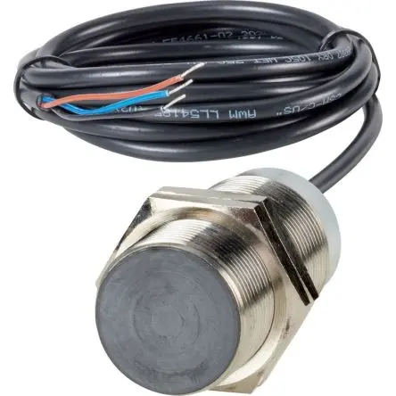 Produktfoto 1 von Eaton E57G General purpose M30 Induktiver Näherungssensor, Gewinderohr NPN / 100mA 15 mm, IP67 0 V ac 30 V dc