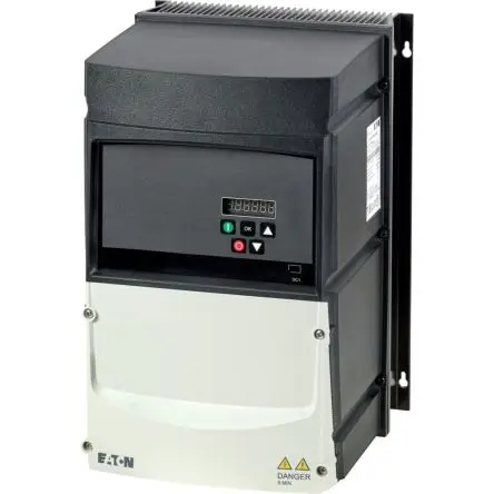 Produktfoto 1 von Eaton VFD DC1 3-Phasen Antrieb mit regelbarer Drehzahl 7.5 kW 240V ac 30 A 500Hz