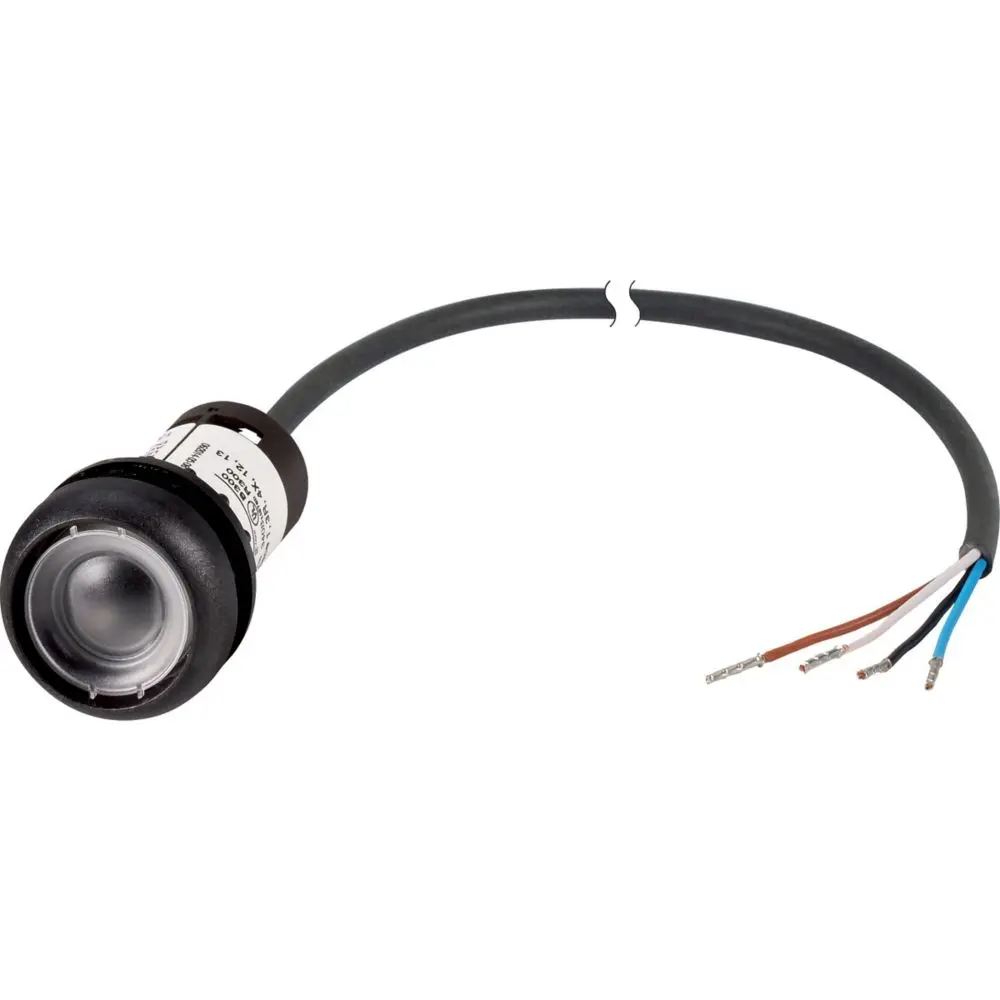 Eaton C22 Druckknopf-Lichtschalter wartungsfrei Ø 22.5 mm, 1 Schließer/1 Öffner / 4 A 800 V ac, IP40, IP69K