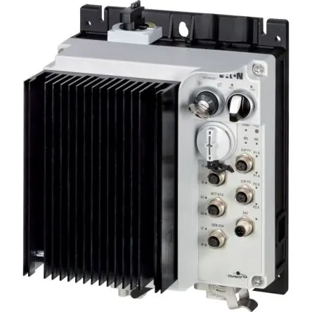 Produktfoto 1 von Eaton Motor-Controller, 3-phasig, 400V ac, 480 V ac, Drehzahlregelung-Steuerung / 2.4A 0.75 kW, L: 157 mm B: 220 mm T: