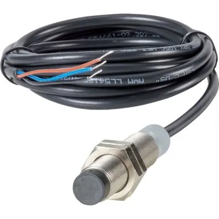 Produktfoto 1 von Eaton E57G General purpose M12 Induktiver Näherungssensor, Gewinderohr PnP / 100mA 4 mm, IP67 0 V ac 30 V dc
