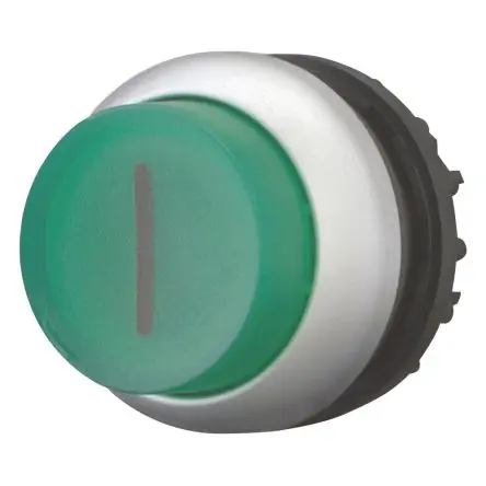 Produktfoto 1 von Eaton M22 Beleuchtete Drucktaste Grün Beleuchtet Tastend Schraubanschlussklemme Ø 22.5 mm, IP67, IP69K