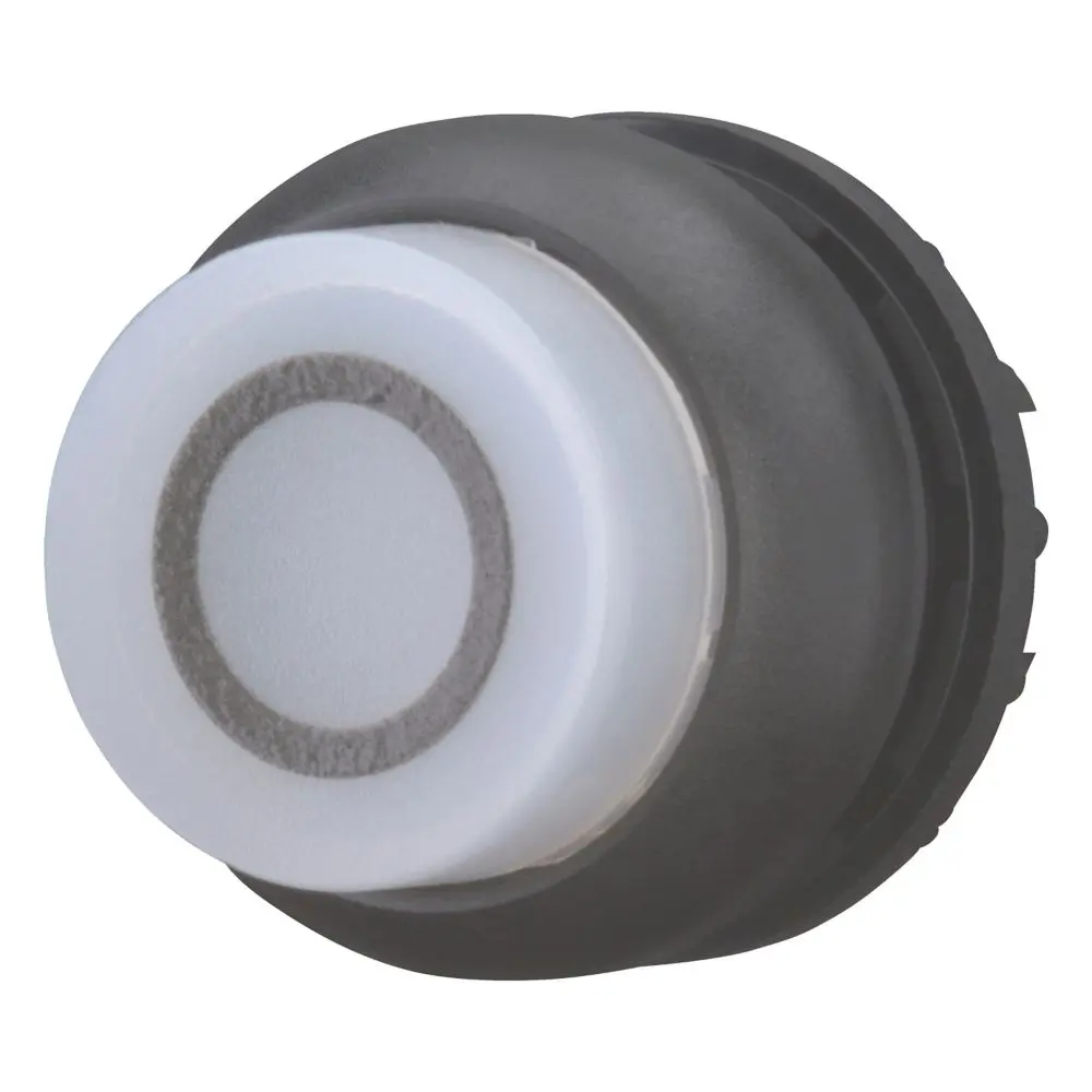 Produktfoto 1 von Eaton M22 Beleuchtete Drucktaste Weiß Beleuchtet wartungsfrei Schraubanschlussklemme Ø 22.5 mm, IP66, IP40, IP69K
