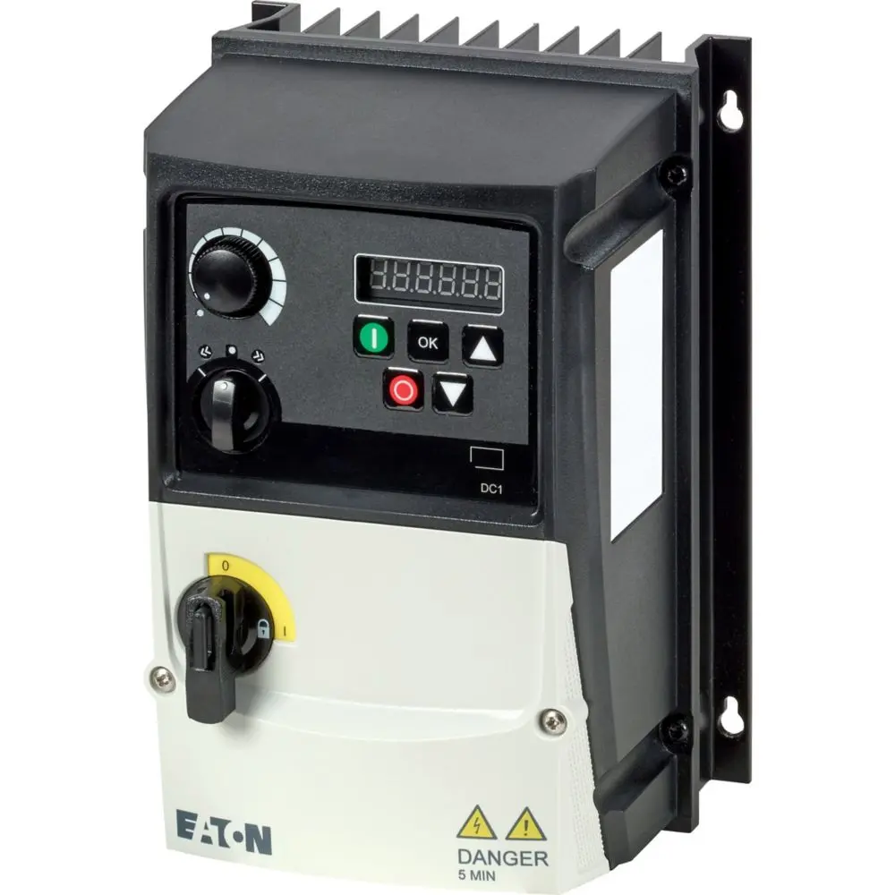 Produktfoto 1 von Eaton DC1 1-Phasen Frequenzumrichter 0.75 kW 240 V 7 A 500Hz
