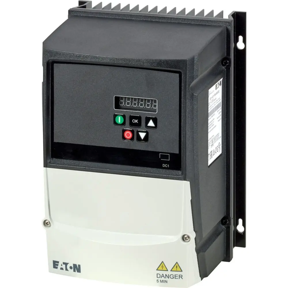 Produktfoto 1 von Eaton VFD DC1 3-Phasen Antrieb mit regelbarer Drehzahl 2.2 kW 10 V 36 A 500Hz