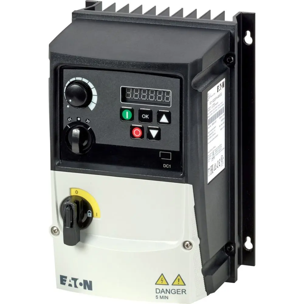 Produktfoto 1 von Eaton VFD DC1 1-Phasen Antrieb mit regelbarer Drehzahl 0.37 kW 10 V 36 A 500Hz