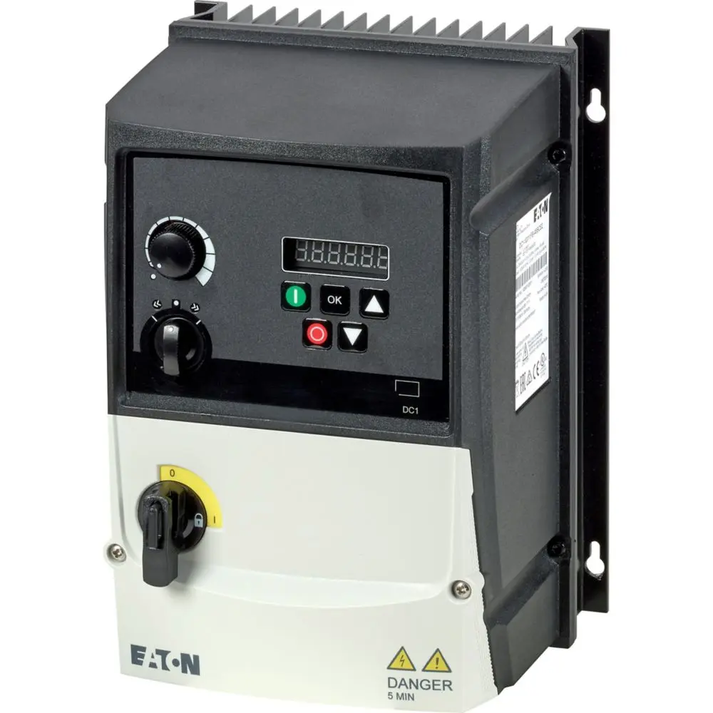 Produktfoto 1 von Eaton VFD DC1 1-Phasen Antrieb mit regelbarer Drehzahl 2.2 kW 10 V 36 A 500Hz