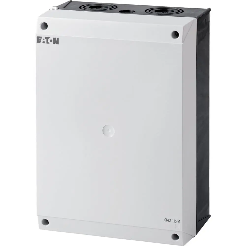 Produktfoto 1 von Eaton Moeller Kunststoff Wandanschlusskasten Hellgrau IP65, HxBxT 125 mm, 200 mm x 280 mm