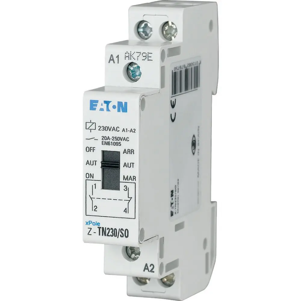 Produktfoto 1 von Eaton Z-TN Relais 230V ac, 1-poliger Wechsler DIN-Schienen