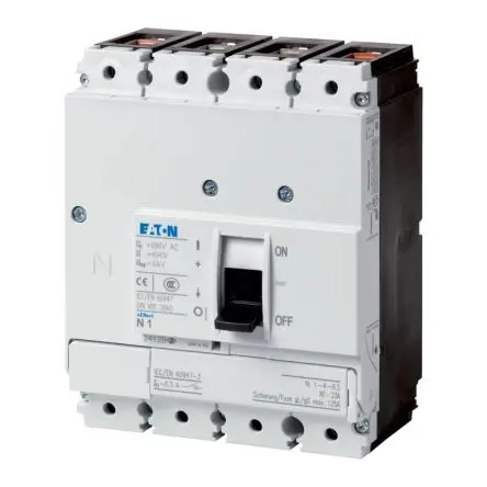Produktfoto 1 von Eaton Trennschalter / 4-polig 125 A 125A offen, 125 gG/gL Sicherungsgröße