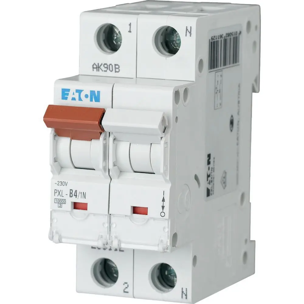 Produktfoto 1 von Eaton PXL Miniaturüberlastschalter Typ C, Pol 1-polig 4 A 230 V ac, Abschaltvermögen 10 kA xPole - PXL