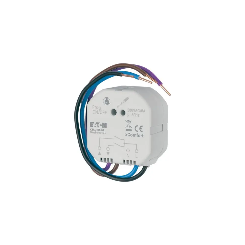 Produktfoto 1 von Eaton xComfort Wippschalter Weiß 6 A T. 75 mm H. 27 mm B. 60 mm IP20