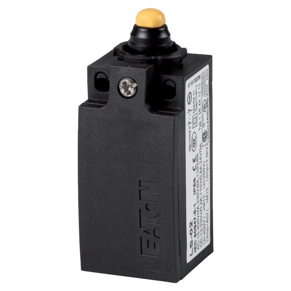 Produktfoto 1 von Eaton Eaton Moeller Rollenstößel, Stößel, 1 NO (Schließer)/NC (Öffner), 1 Öffner / 1 Schließer, IP66, IP67, Kunststoff,