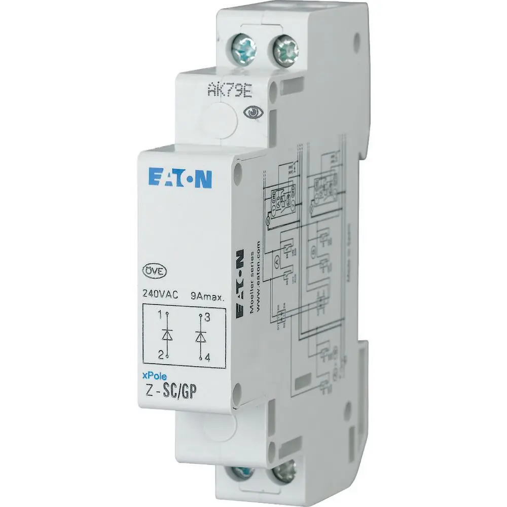 Produktfoto 1 von Eaton DIN-Hutschiene Diode, 4-Pin