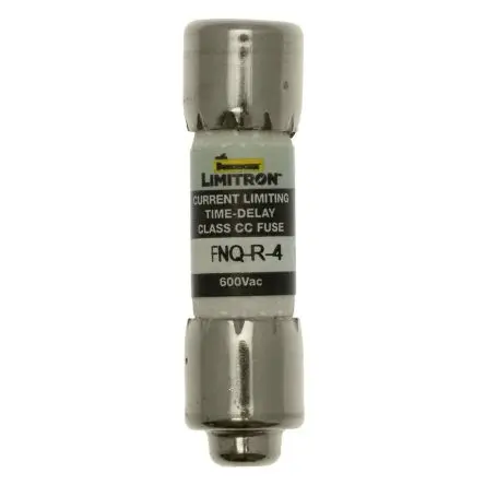 Produktfoto 1 von Eaton Bussmann Patronensicherung T / 4A 1.5 x 0.41 in 600V Melamin Leitungsschutz, Industrielle Steuerung, Kleine