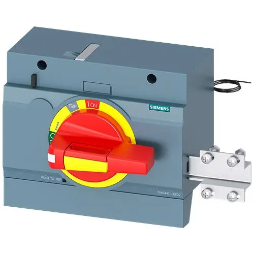 Siemens 3VA9 Frontseitiger Drehantrieb Gelb, Rot 24 V