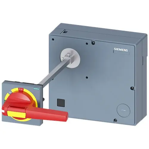 Produktfoto 1 von Siemens 3VA9 Türmontierter Drehbediener Rot, Gelb