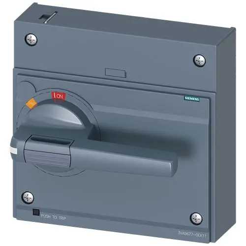 Produktfoto 1 von Siemens 3VA9 Frontseitiger Drehantrieb Grau