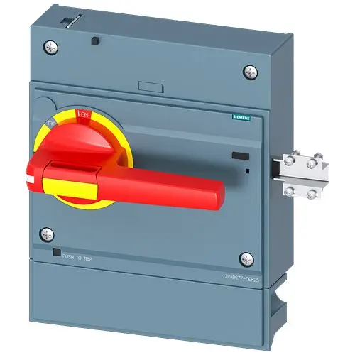 Produktfoto 1 von Siemens 3VA9 Frontseitiger Drehantrieb Gelb, Rot