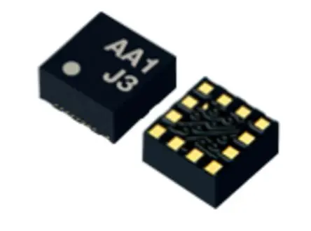 Produktfoto 1 von ROHM Beschleunigungsmesser 3-Achsen Oberfläche 1.71 V 3.6V I2C 1600 Hz Silizium-Mikromechanik LGA 12-Pin