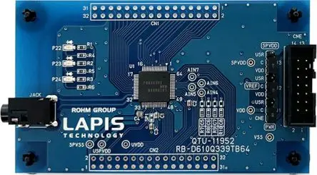 ROHM MCU Evaluierungsplatine, Referenztafel Evaluierungsplatine
