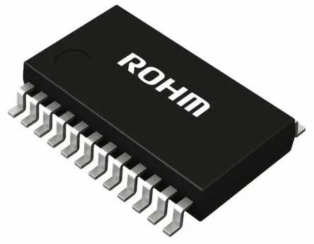 Produktfoto 1 von ROHM Motor-Controller 3-phasig 50 V, 18 kHz, SSOP-A24, 24-Pin, 18V, 3-Phasen-Motor, BD62012BFS