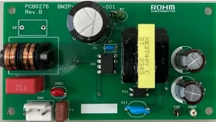 Produktfoto 1 von ROHM BM2P13B1J Evaluierungsplatine, BM2P13B1J-EVK-001 Sperrwandler-Konverter, für PWM-Verfahren DC/DC-Wandler-IC
