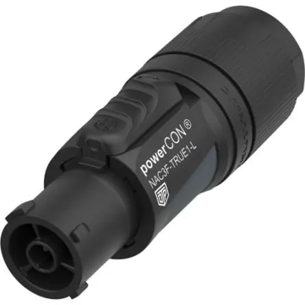 Produktfoto 1 von Neutrik Versiegelter Inline-Kabelverbinder IP67, IP65 Kabel Buchse 20A