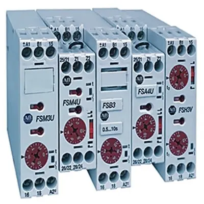 Produktfoto 1 von Allen Bradley 700-FSB6 Zeitrelais, DIN-Hutschiene 24 to 240 V ac 24V ac, 240 V ac, 0.1 to 10 h, 2 Kont. Multifunktion,