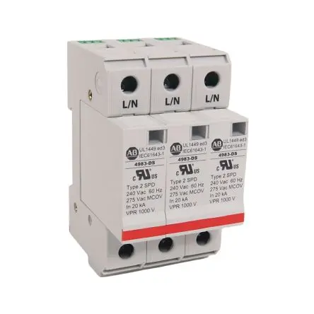 Produktfoto 1 von Allen Bradley Überspannungsschutz Überspannungsableiter für Elektrische Schalttafel