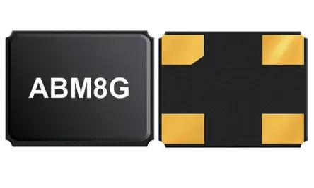 Produktfoto 1 von Abracon 25 MHz Quarz, Oberfläche, ±30 ppm, 10 pF, B. 2.5mm, H. 1 mm, L. 3.2 mm, SMD, 4-Pin