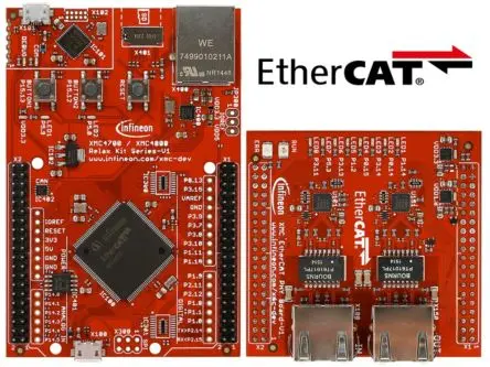 Produktfoto 1 von Infineon Evaluierungsboard für die XMC4000-Familie MCU, Evaluierungsplatine Mikrocontroller ARM Cortex M4