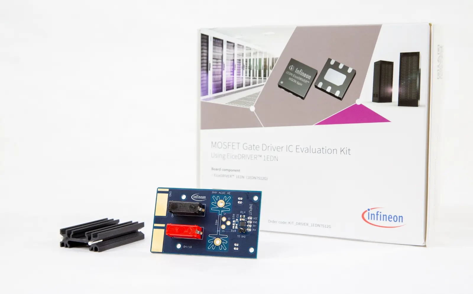 Produktfoto 1 von Infineon 1EDN851x, 1EDN751x Gate-Treiber-Modul, EiceDRIVER 1EDN751x/1EDN851x Evaluierungsplatine, für Gate-Treiber-IC