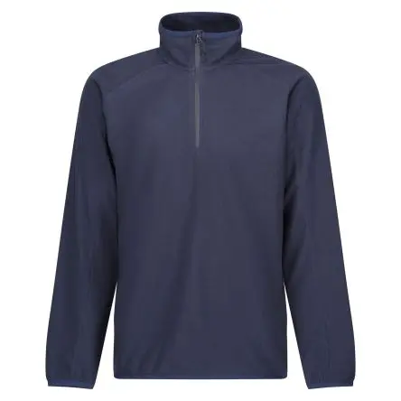 Regatta Professional TRF691 Unisex Fleece-Jacke, 100 % Polyester Grau, Marine Halb-Reißverschluss, Größe L, Größe L