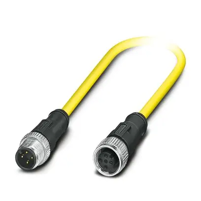 Produktfoto 1 von Phoenix Contact SAC, 4-polig Sensor-Betätigungselementkabel, M12, M12, Gerade, Gerade Stecker 4 / M12, M12, Gerade,
