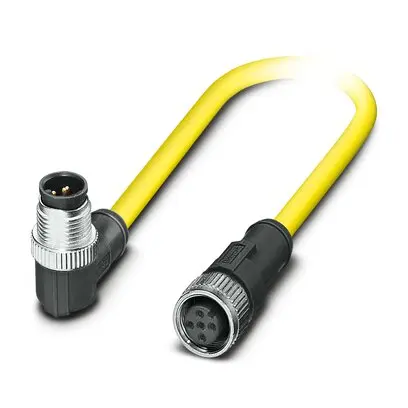 Produktfoto 1 von Phoenix Contact SAC, 5-polig Sensor-Betätigungselementkabel, M12, M12, Rechtwinklig, Rechtwinklig Stecker 5 / M12, M12,