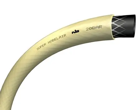Produktfoto 1 von TRICOFLEX SUPER NOBELAIR Luftschlauch Polyvinylchlorid Beige 23 mm x 50 m bis 20 bar 198267
