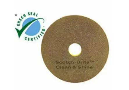 Produktfoto 1 von 3M Schmirgelpapier Schleifpad 432 mm für Reinigung, Gelb 431.8mm 25.4 mm