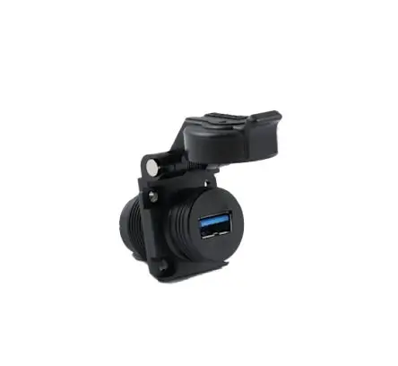 Produktfoto 1 von Amphenol Socapex, Gerade USB-Steckverbinder Buchse USB Typ A 1, Panel USB 3.2 IP54