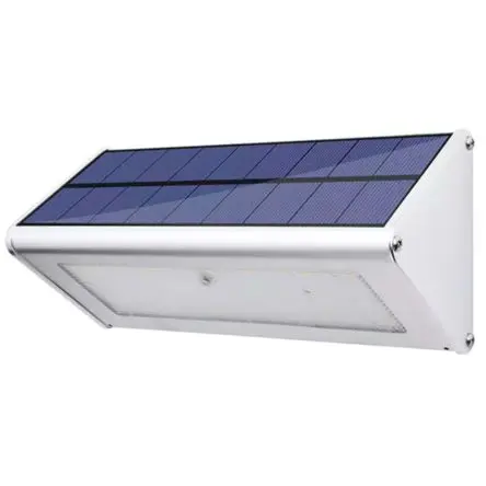 Produktfoto 1 von TradeTuff SOLAR WEDGE 900 Solar LED Fluter 1 6.8 W Silber, 3.2V / 900 lm, IP65