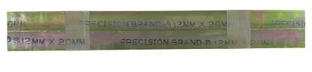 Produktfoto 1 von Precision Brand Edelstahlstange Vierkantstab, 20mm x 12 mm, Länge 300 mm