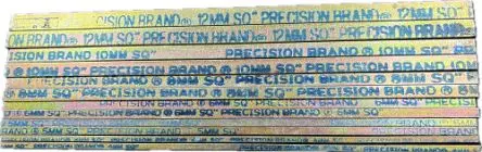 Produktfoto 1 von Precision Brand Edelstahlstange Vierkantstab, Länge 12 in