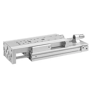 Emerson MSC R480643760, M5 Pneumatik-Führungszylinder doppeltwirkend, Bohrung Ø 12mm / Hub 10mm, bis 10 bar