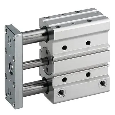 Produktfoto 1 von EMERSON – AVENTICS GPC 0822067000 Pneumatik-Führungszylinder 25 mm Doppeltwirkend, Bohrung Ø 63 mm, bis 8 bar