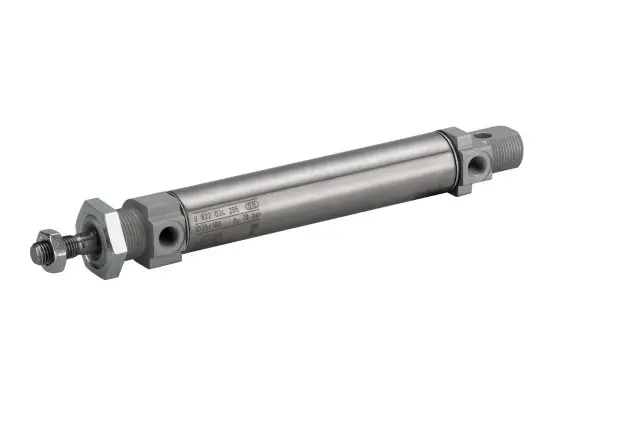 Produktfoto 1 von Emerson MNI 0822334453, G 1/8 Magnetspulen-Steckverbinder doppeltwirkend, Bohrung Ø 25mm / Hub 10mm, bis 10 bar