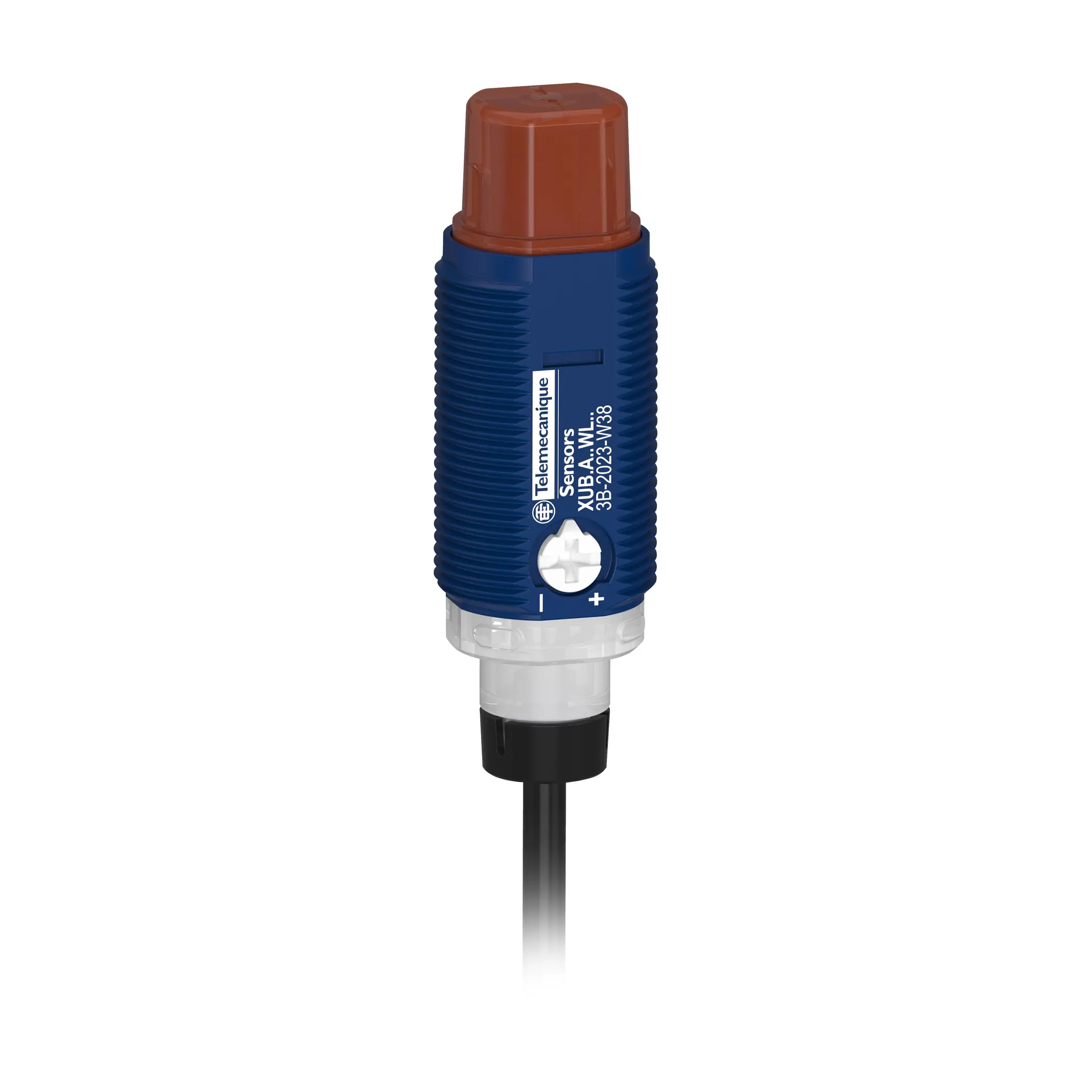 Produktfoto 1 von Telemecanique zylindrisch Optischer Sensor, Diffus, Bereich 0,5 m, Diskret Ausgang, Anschlusskabel
