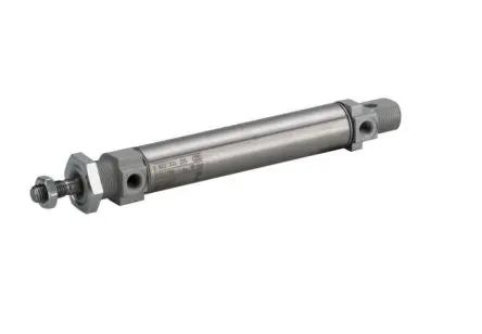Produktfoto 1 von Emerson MNI 0822233006, G 1/8 Magnetspulen-Steckverbinder doppeltwirkend, Bohrung Ø 20mm / Hub 125mm, bis 10 bar