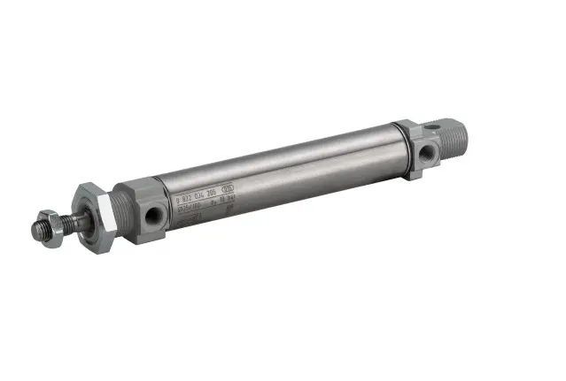 Produktfoto 1 von Emerson MNI 0822333207, G 1/8 Magnetspulen-Steckverbinder doppeltwirkend, Bohrung Ø 20mm / Hub 160mm, bis 10 bar